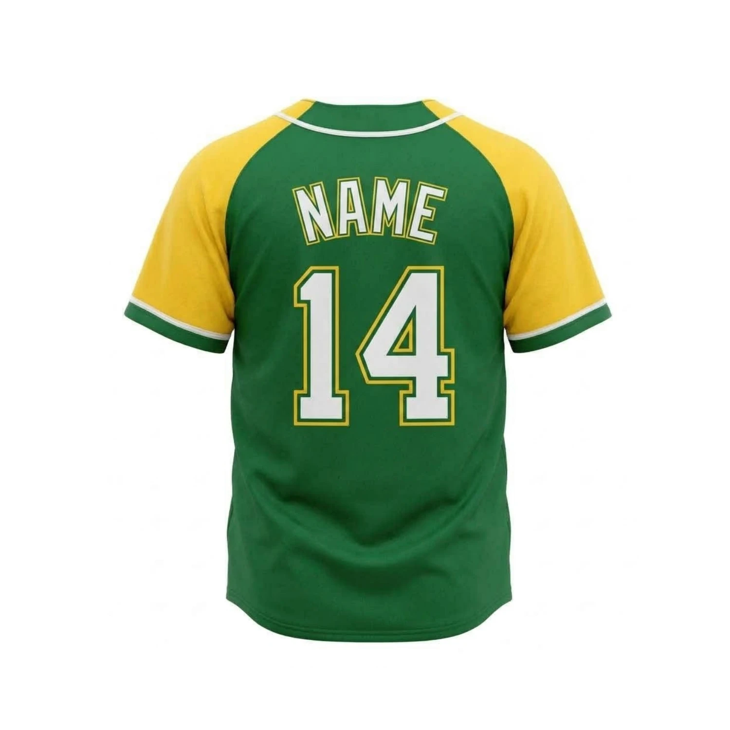 Custom Embroidered Full-Button Baseball Jersey