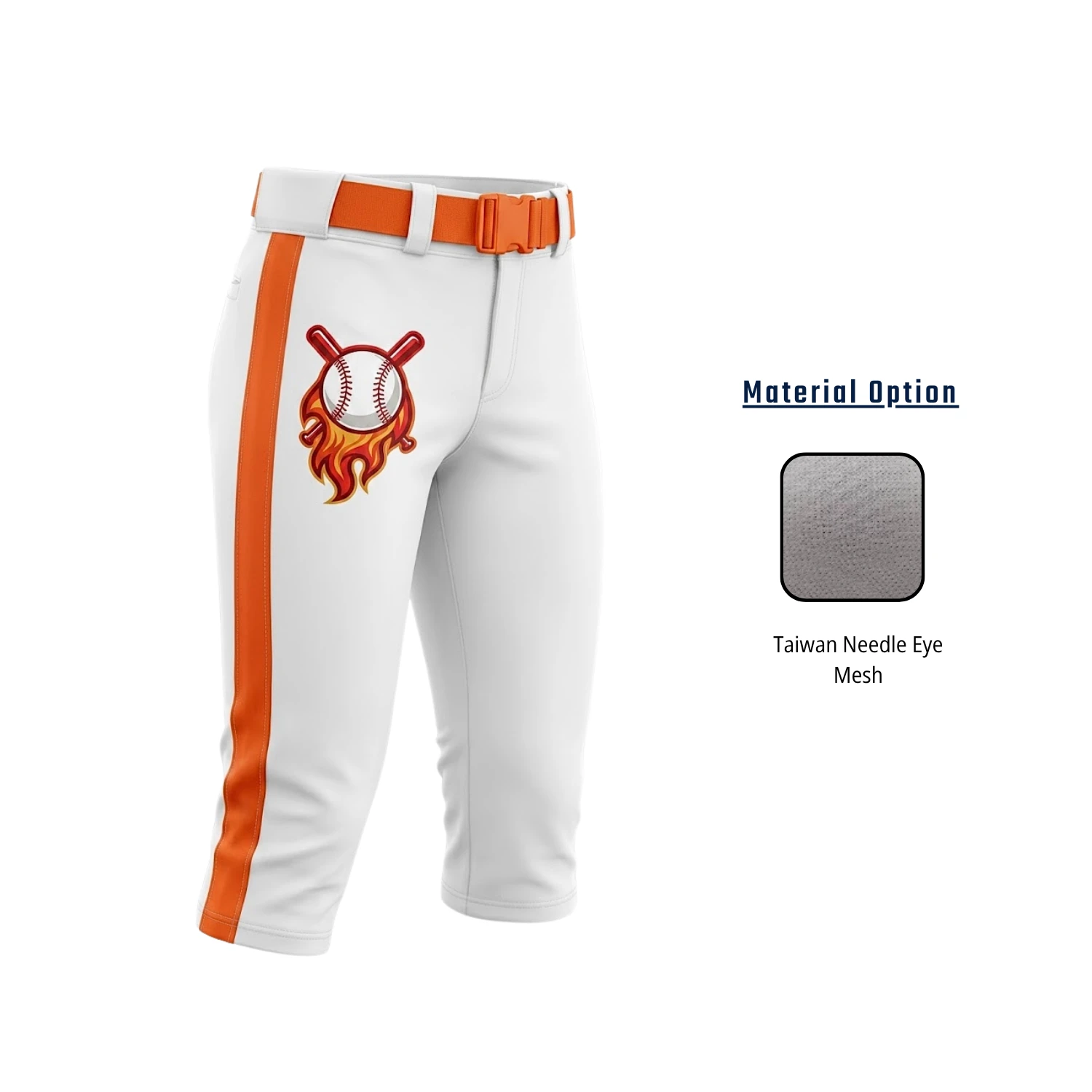Custom Crop-Length Baseball Pants – South Korea Silk Premium