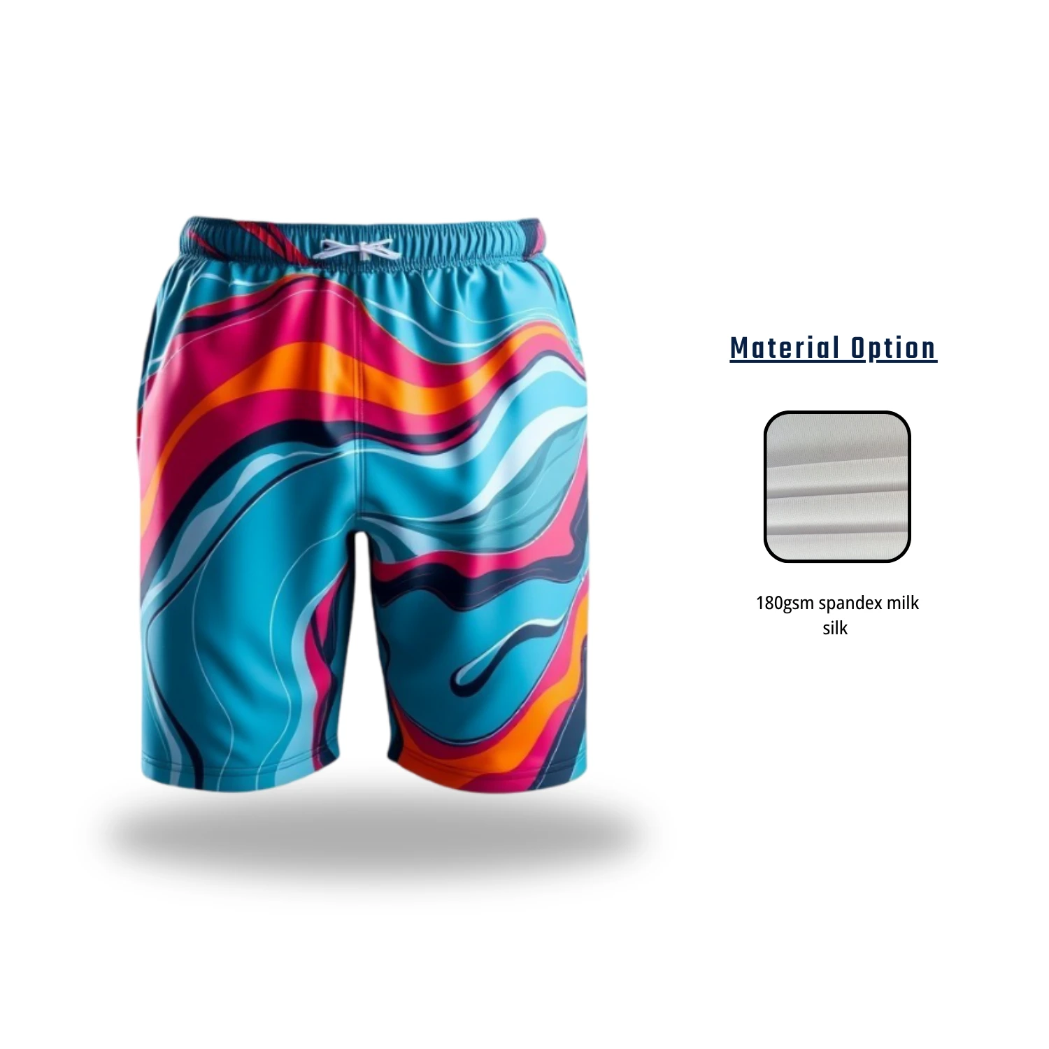 Custom Sublimation Swim Shorts – Pro Series Men’s Athletic Swimwear