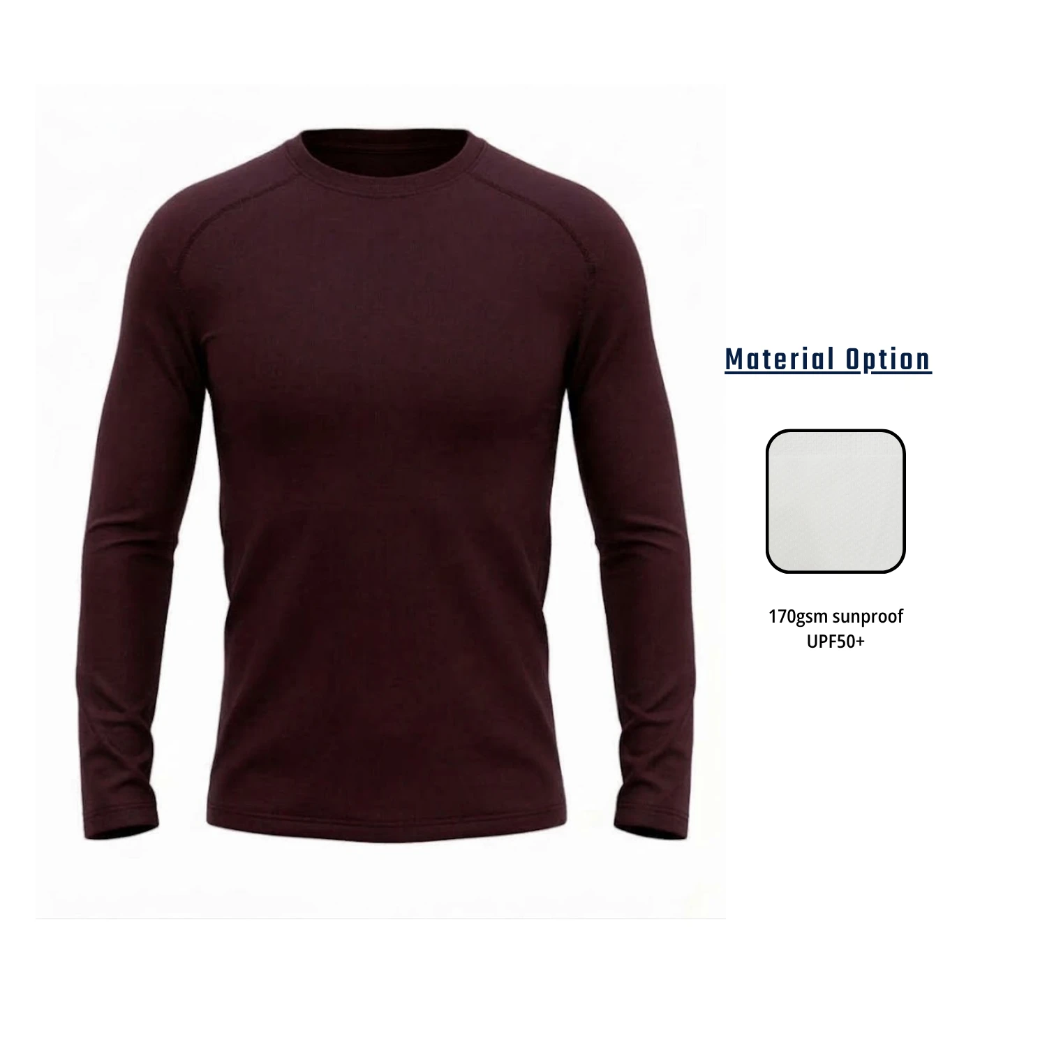 Custom UPF50+ SolarProtec Long Sleeve T-Shirt
