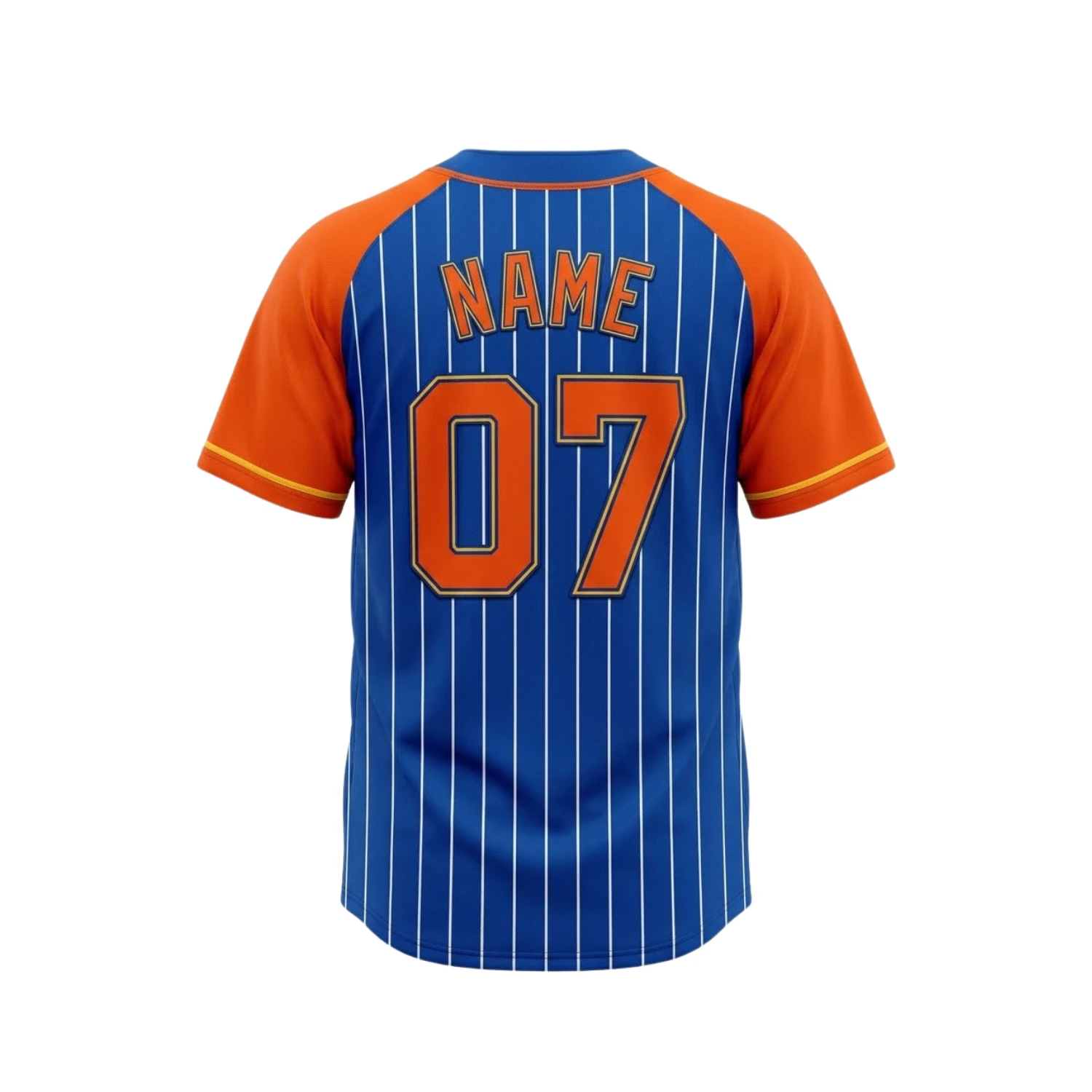 Custom Sublimated & Embroidered Full-Button Baseball Jersey