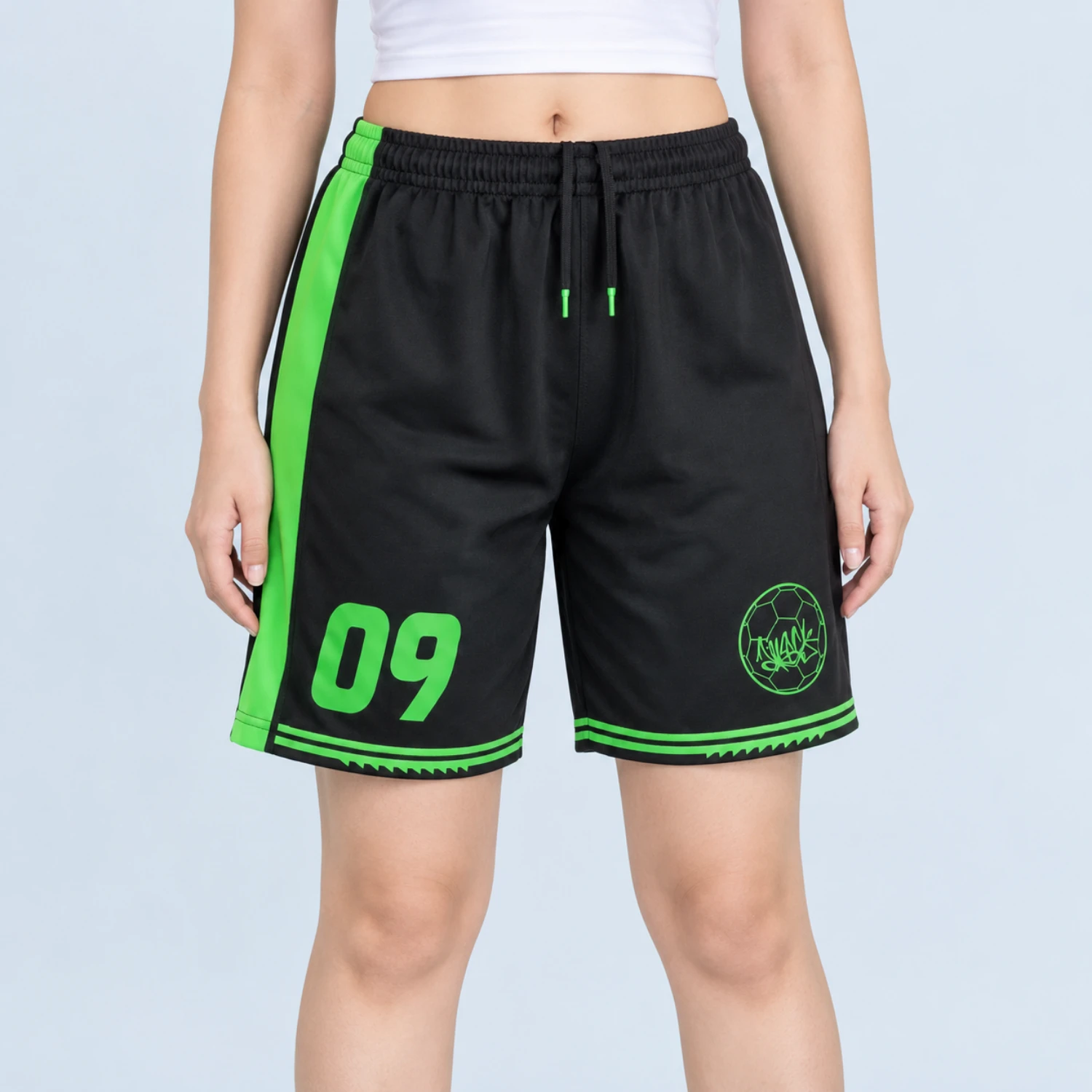 Custom Women’s Soccer Shorts – 150G Interlock