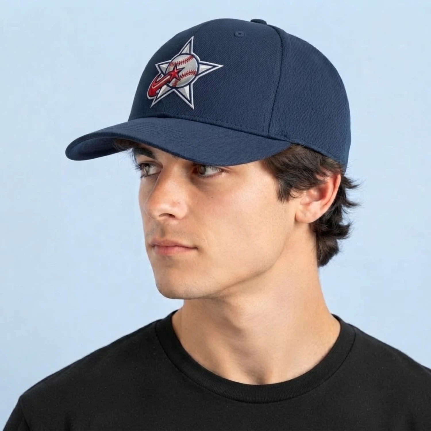 Custom Structured Trucker Cap – Bee-Eye Lattice & Mesh 3D Embroidered