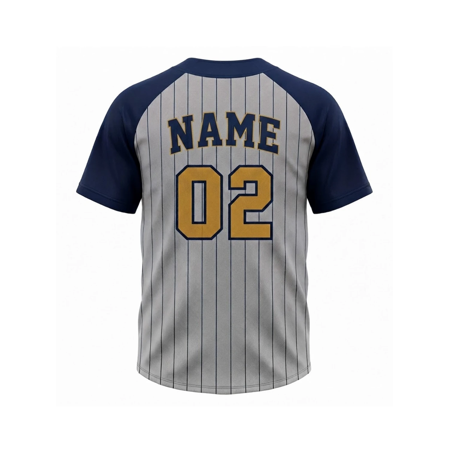 Custom Sublimated Full-Button Baseball Jersey – No Piping