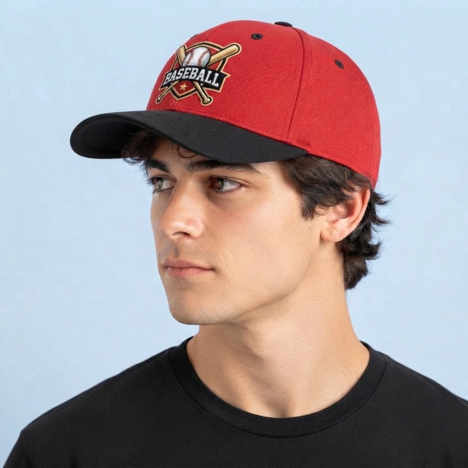 Custom Mesh Baseball Cap – Full Sandwich Mesh 3D Embroidered