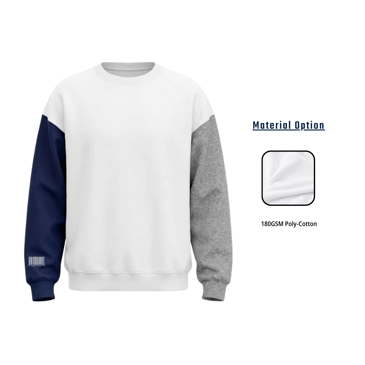 Economy Series Cotton-Feel Custom Long Sleeve T-Shirt