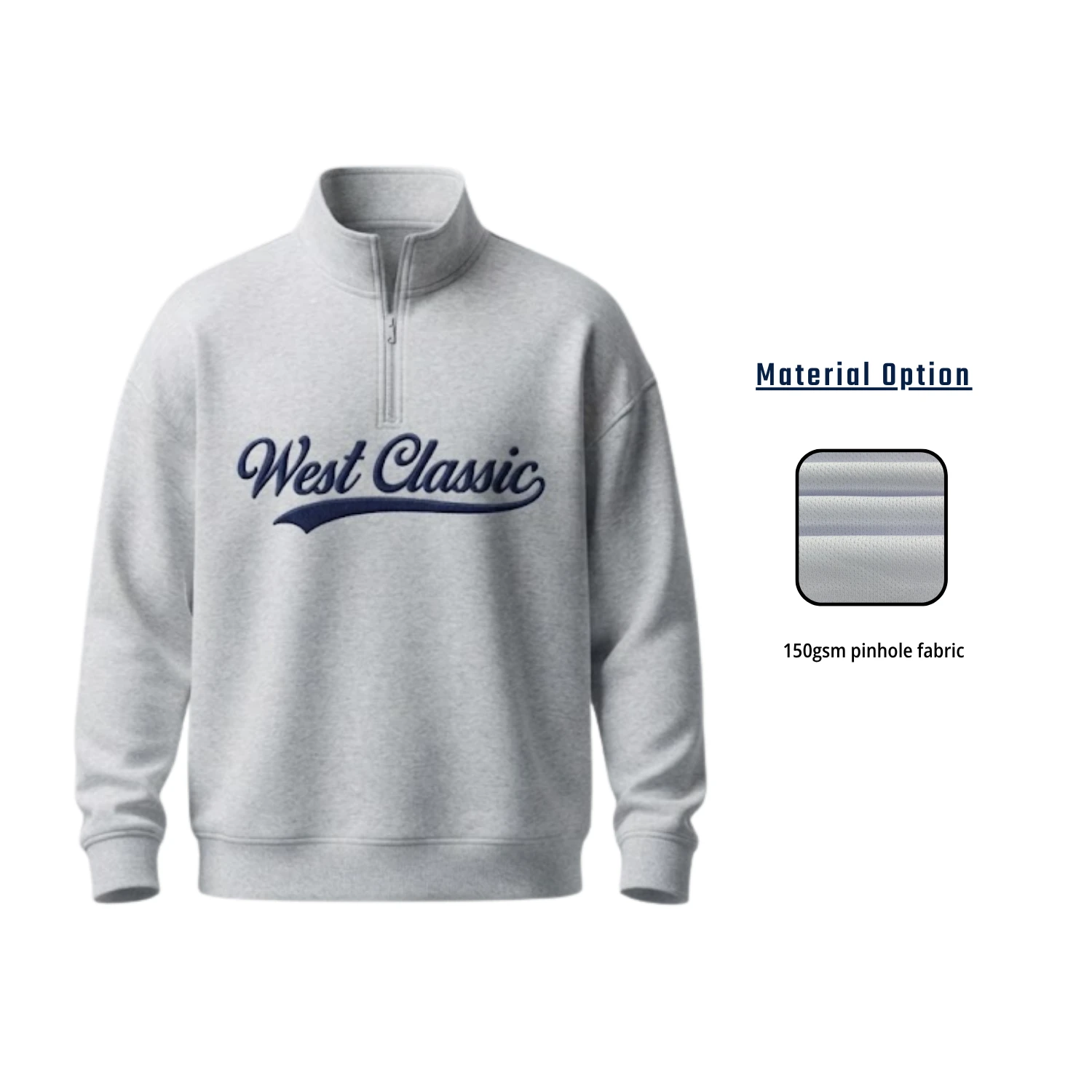 Unisex & Women's Full Sublimation Quarter Zip Pullover