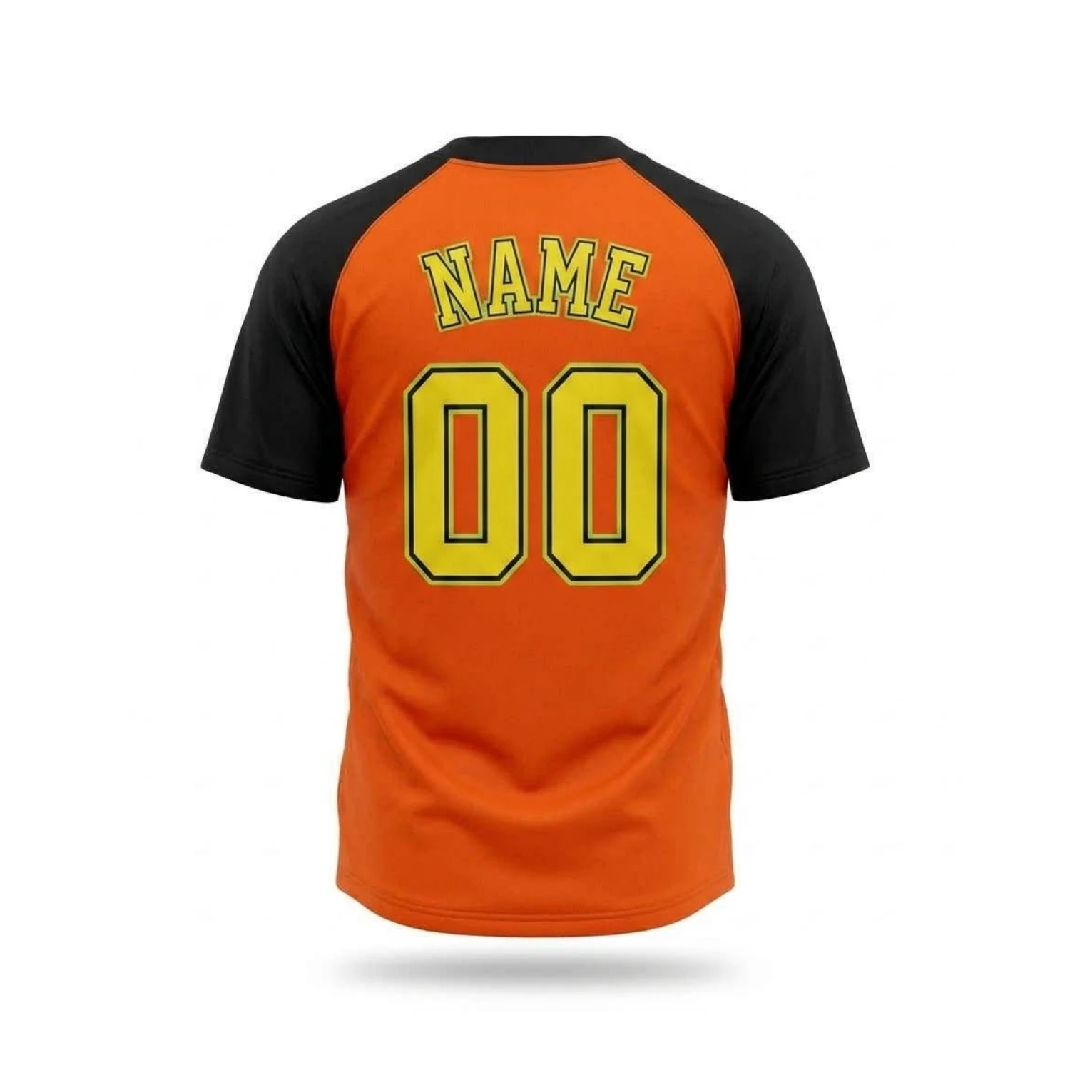 Custom Sublimation 2-Button Front Baseball Jersey
