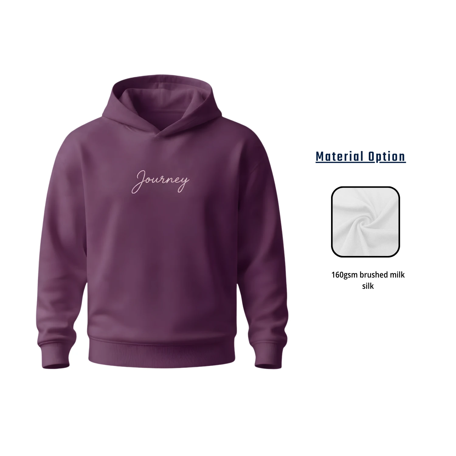 Custom Unisex and Kids' Full Sublimation with 160G Brushed Milk Silk