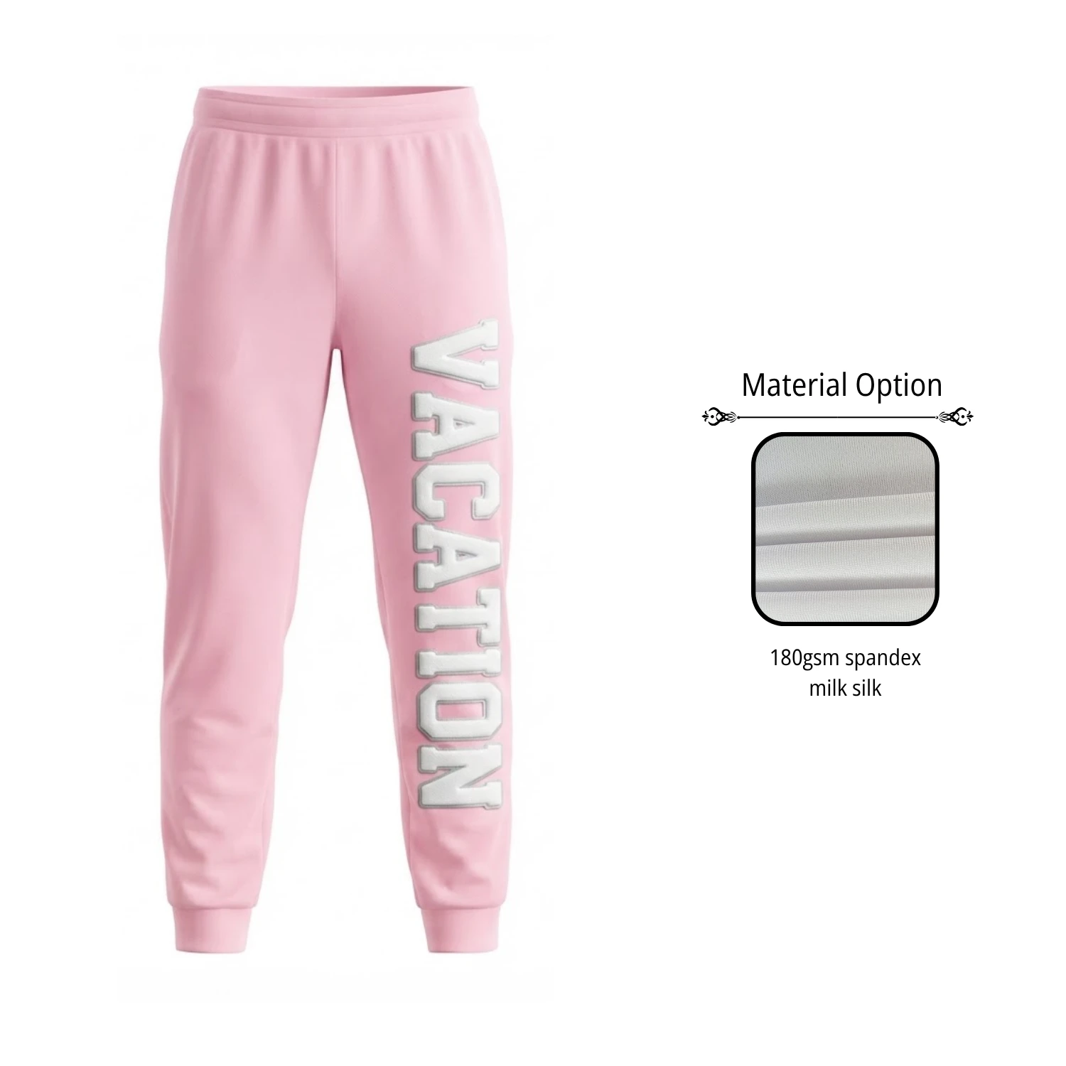 Custom 180GSM Milk Silk Long Pants