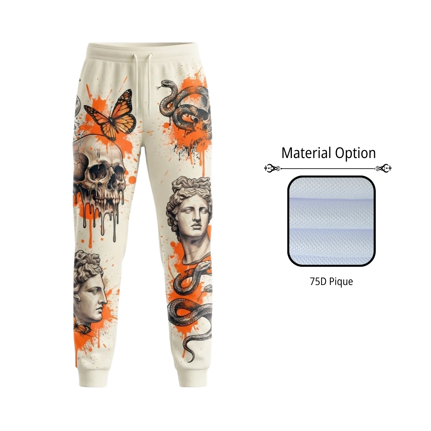 Custom 75D Pique Long Pants