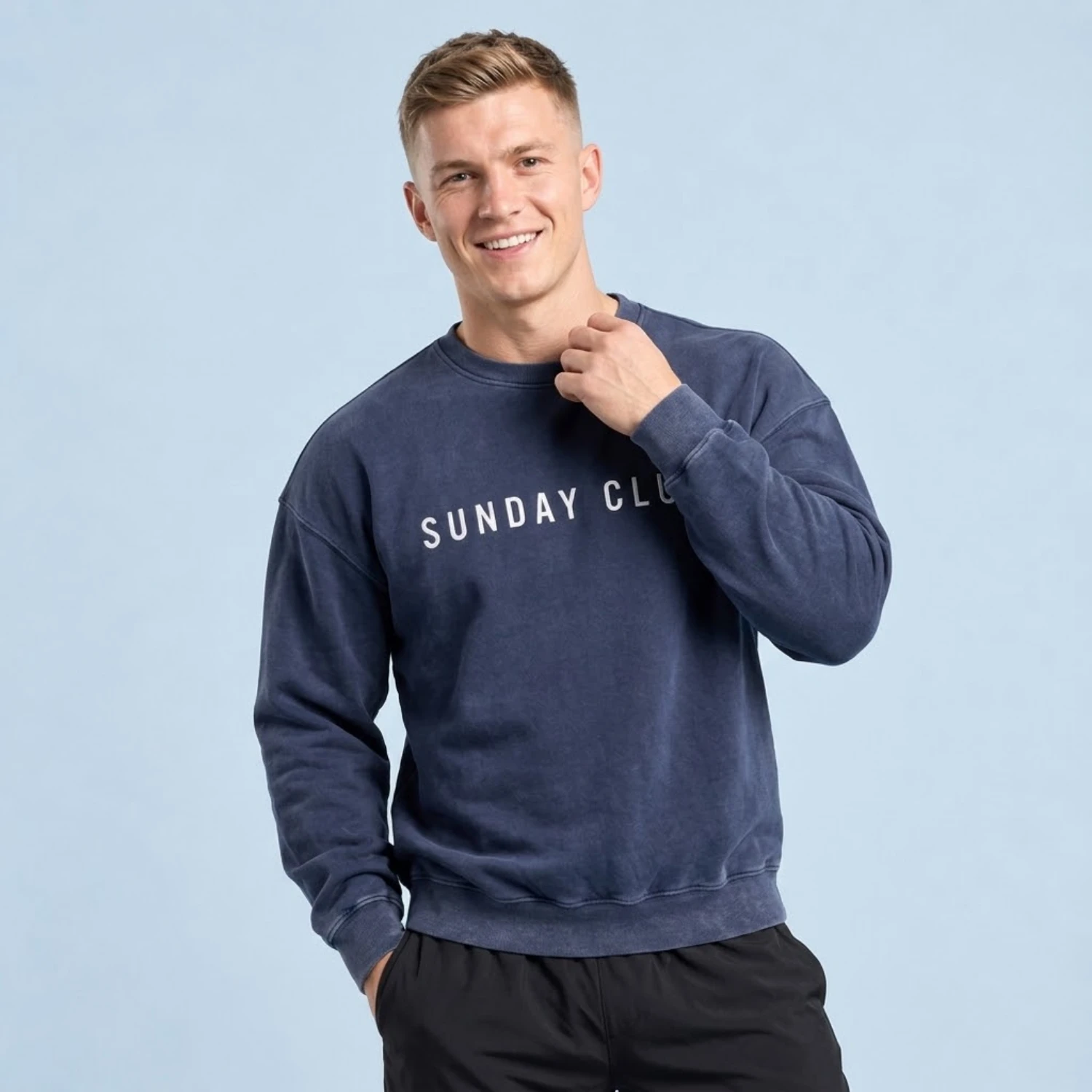250G Custom Sublimation Crew Sweatshirt
