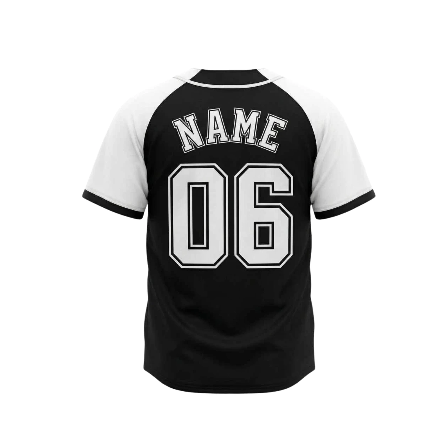 Custom Full-Button Baseball Jersey – 160G Birdseye Mesh