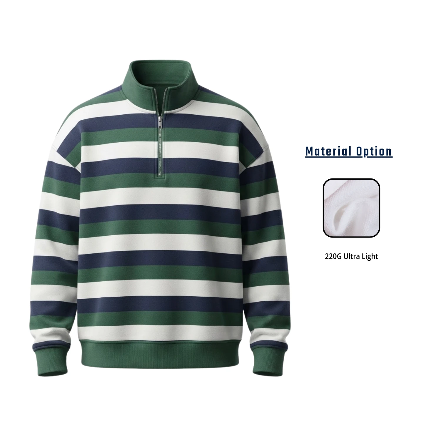 220G Ultra Light Quarter Zip Sweatshirt