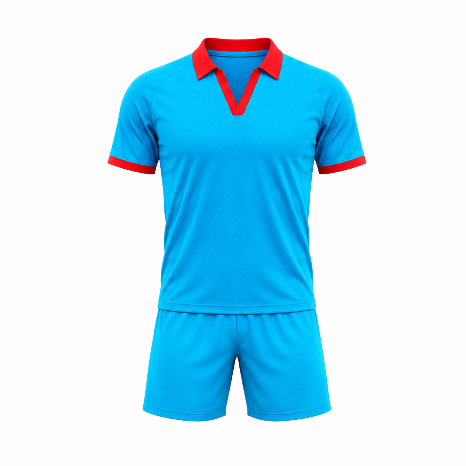 Soccer Uniform(lapel v neck & short sleeve) fabric or option preview