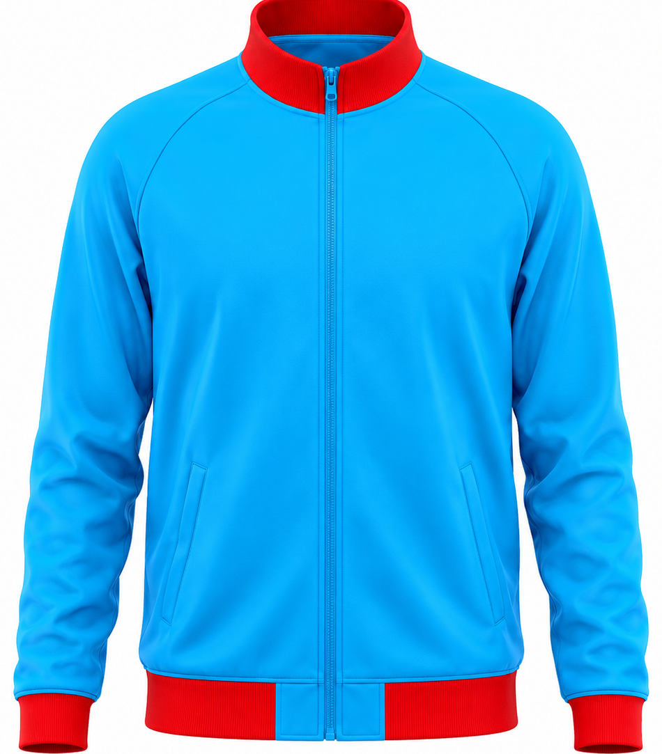 Full Zip-White Zipper fabric or option preview