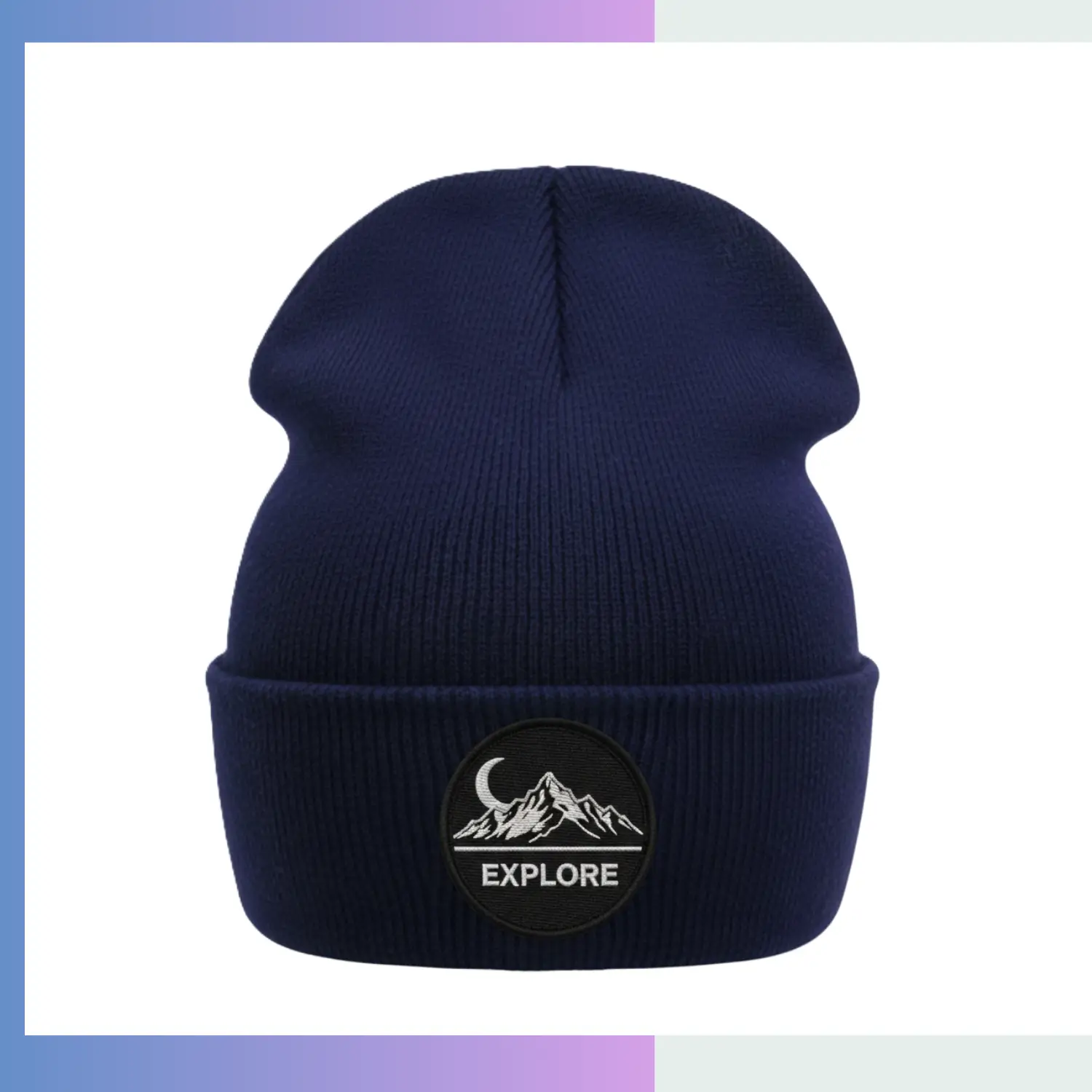 Economy Classic Knitted Acrylic Beanie - NPS-BEA-034