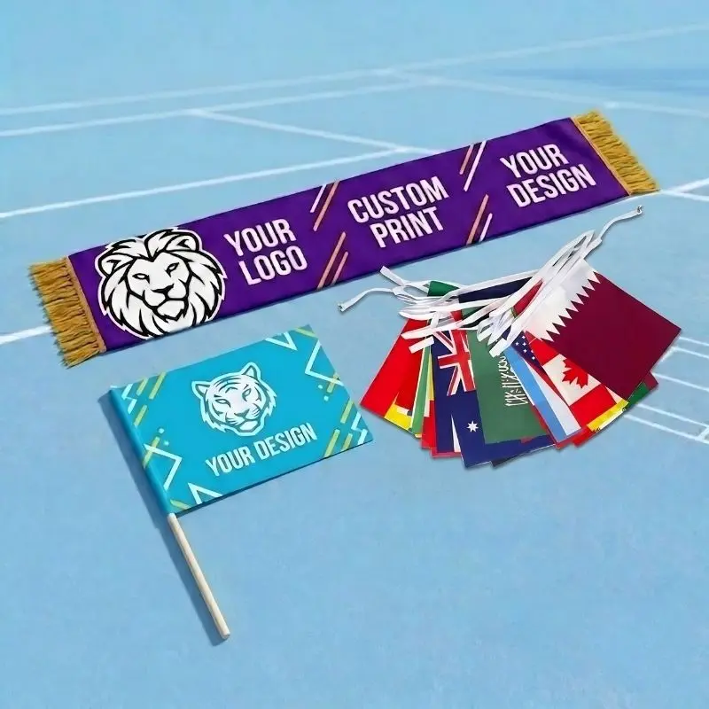 Soccer Fan Scarves, Flags & Pennants
